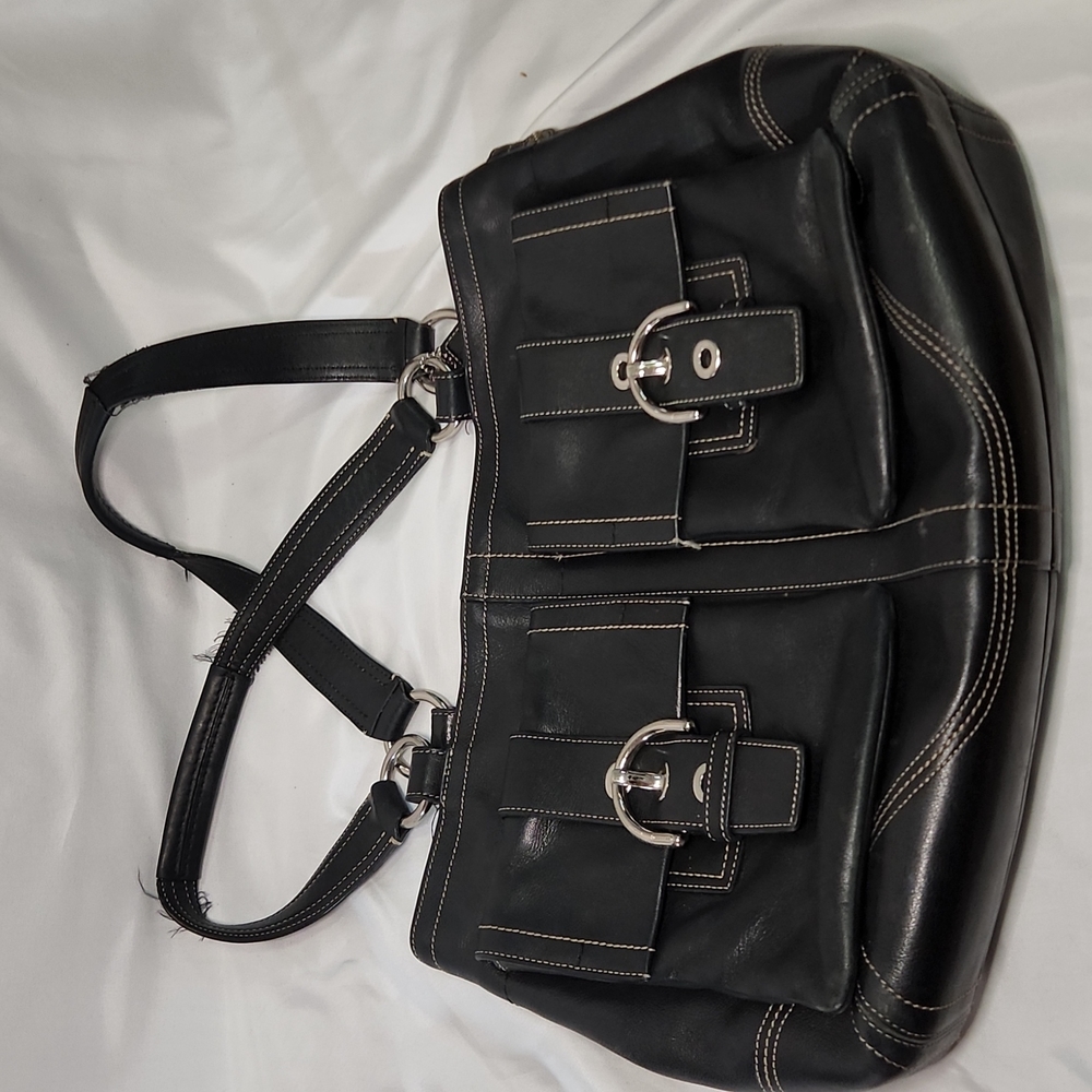 Leather Coach Bag